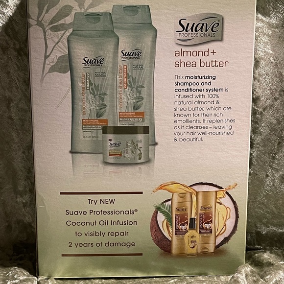 Suave Professional Almond & Shea Butter Shampoo & Conditioner Bundle - 28 OZ - Picture 7 of 7